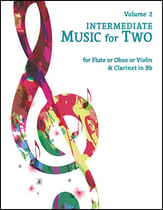 Intermediate Music for Two #2 Flute/Oboe/Violin and Clarinet cover